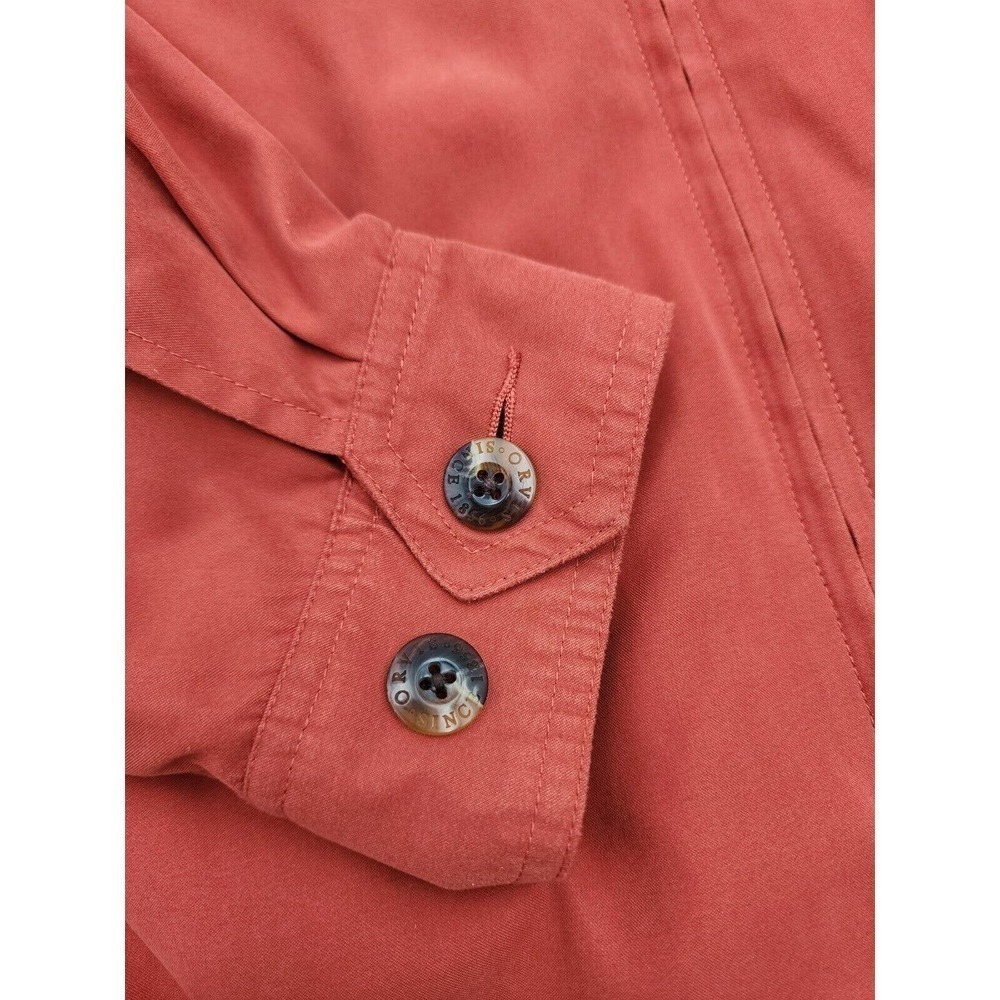 Vintage Orvis Signature Series Jacket Mens M Soft Faux Suede Lined Burnt… - Picture 10 of 15